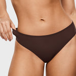 Women's Smooth High Cut Cheeky Briefs 3 Pack Gravel (3pack)