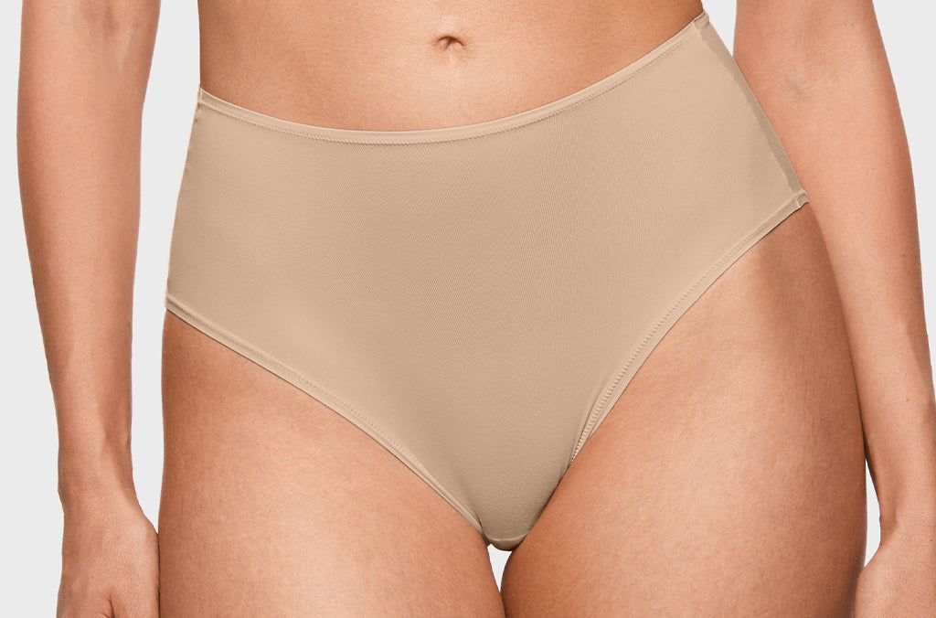 Women's Classic Mid Waist Full Briefs 3 Pack Hazelnut (3pack)