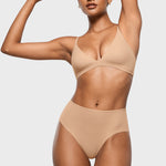 Women's Classic Mid Waist Full Briefs 3 Pack Wheat (3pack)