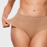 Women's Classic Mid Waist Full Briefs 3 Pack Warm Beige (3pack)