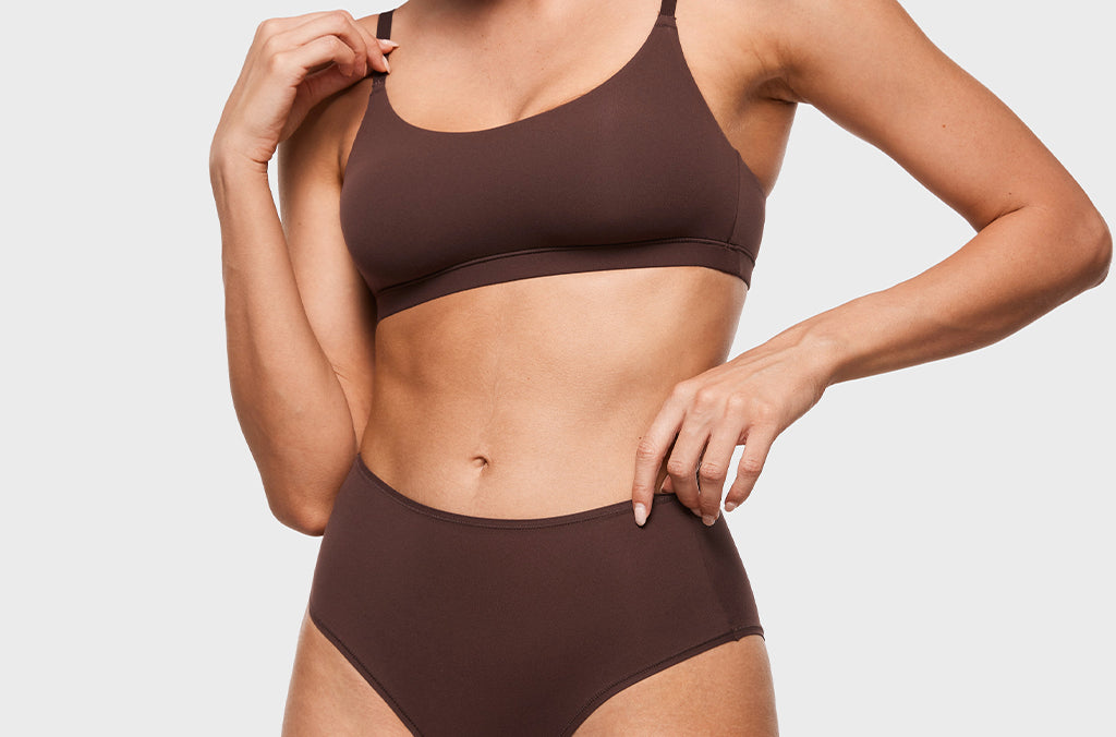 Women's Classic Mid Waist Full Briefs 3 Pack Gravel (3pack)