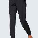 Women's Stretch Drawstring Jogger with Pockets 28'' Black