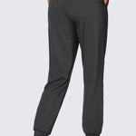 Women's Stretch Drawstring Jogger with Pockets 28'' Black