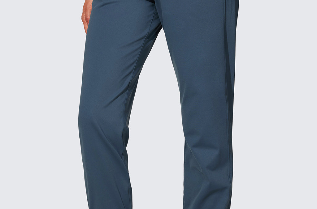 Women's Stretch Drawstring Jogger with Pockets 28'' Ink Gray