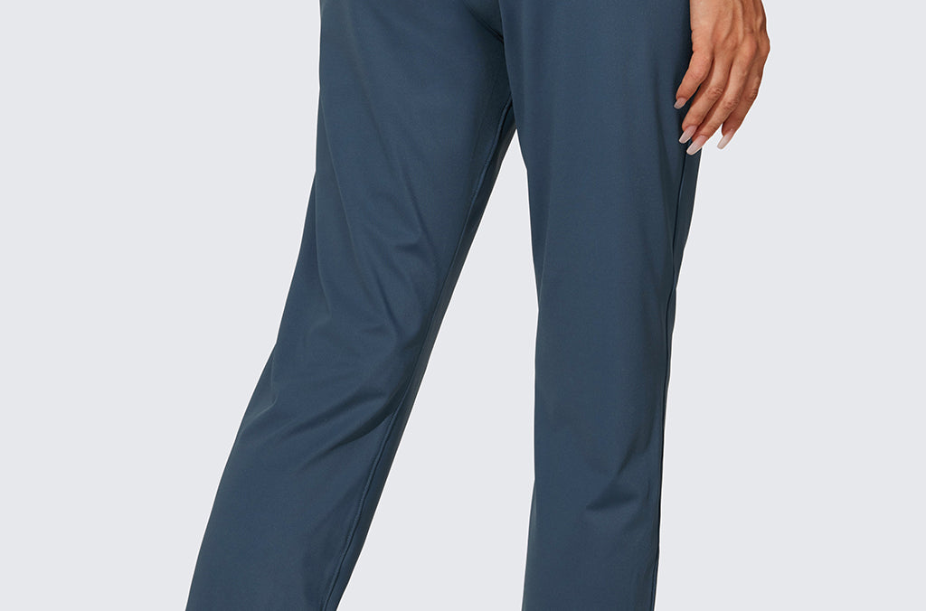 Women's Stretch Drawstring Jogger with Pockets 28'' Ink Gray