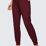 Women's Stretch Drawstring Jogger with Pockets 28'' Ink Gray