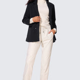 Women's Stretch Drawstring Jogger with Pockets 28'' Slate Blue