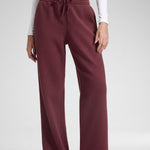 CRZ YOGA Women's Cotton Fleece Lined Sweatpants 30" Dove Grey Heather