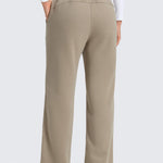 CRZ YOGA Women's Cotton Fleece Lined Sweatpants 30" Cambric Blue