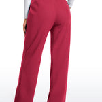 CRZ YOGA Women's Cotton Fleece Lined Sweatpants 30" Black