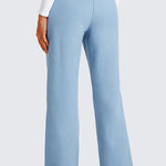 CRZ YOGA Women's Cotton Fleece Lined Sweatpants 30" Black