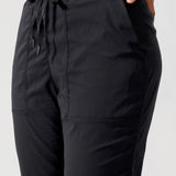 CRZ YOGA Women's Lightweight Straight Leg Pants 30" Black