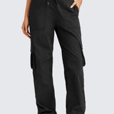 Woman's Lightweight Cargo Pants Black
