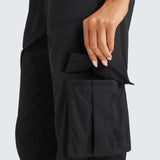 Woman's Lightweight Cargo Pants Black