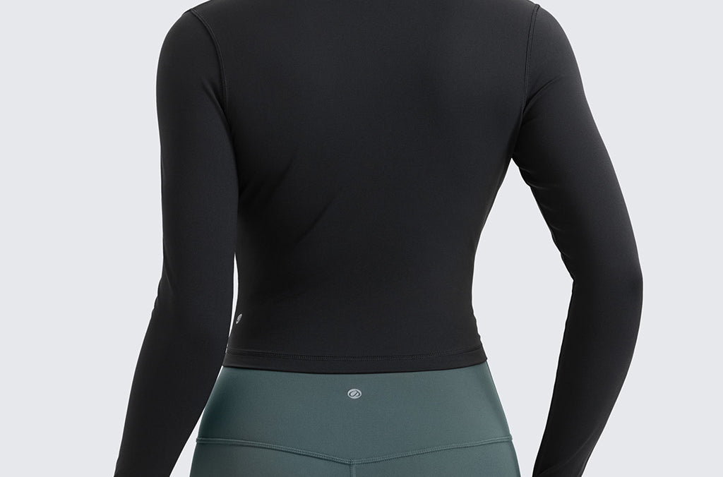 Women's Butterluxe Cropped Outerwear Full Zip Jackets Taupe