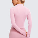 Women's Butterluxe Cropped Outerwear Full Zip Jackets White