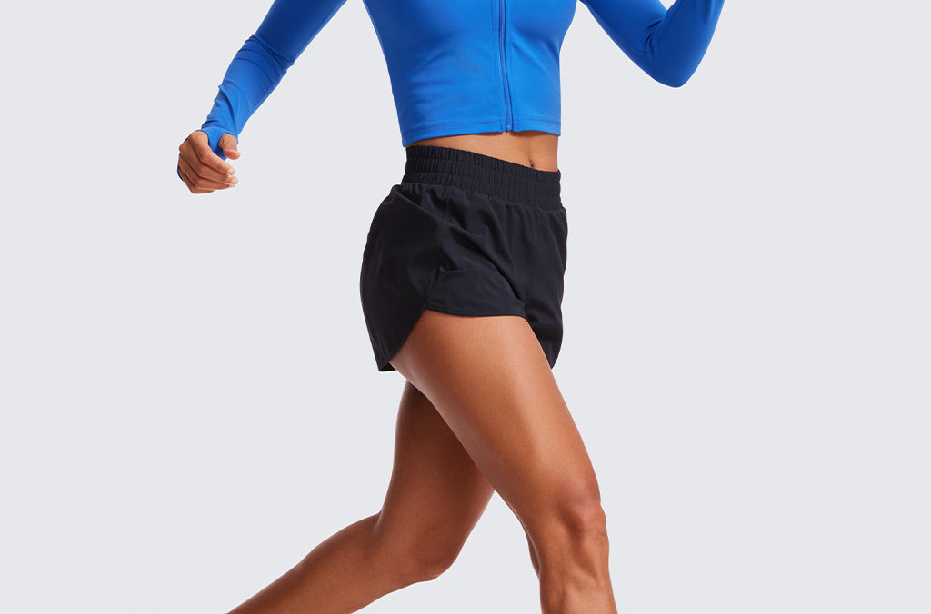 Women's Butterluxe Cropped Outerwear Full Zip Jackets Deep Red