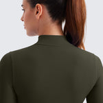 Women's Butterluxe Cropped Outerwear Full Zip Jackets White Apricot