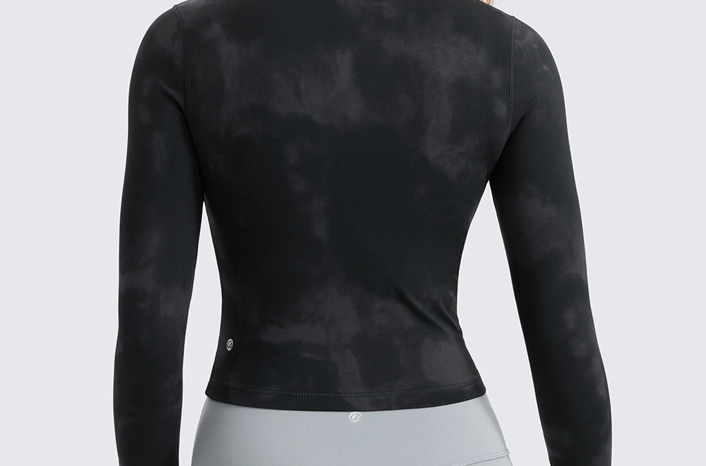 Women's Butterluxe Cropped Outerwear Full Zip Jackets White Apricot