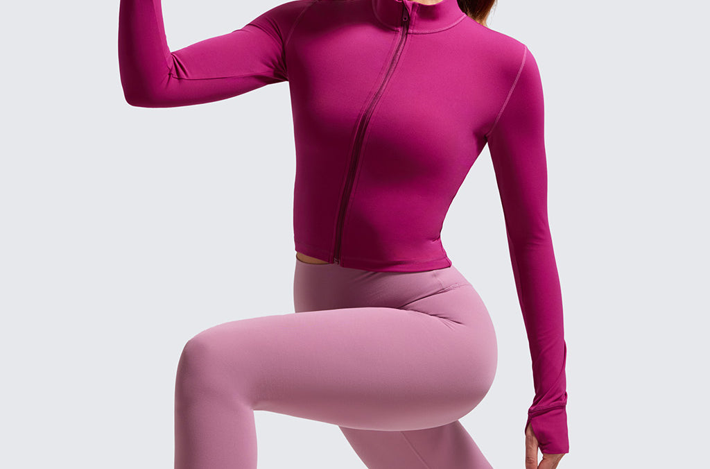 Women's Butterluxe Cropped Outerwear Full Zip Jackets White