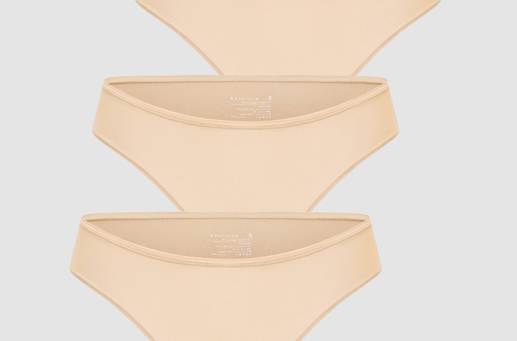 Women's Cheeky High Cut Bikini 3 Pack White (3pack)