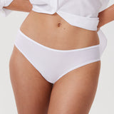 Women's Cheeky High Cut Bikini 3 Pack Black 3pack