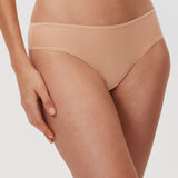 Women's Cheeky High Cut Bikini 3 Pack Beige (3pack)