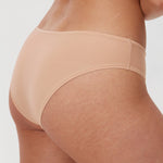 Women's Cheeky High Cut Bikini 3 Pack Beige (3pack)