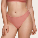 Women's Cheeky High Cut Bikini 3 Pack Soft Tan (3pack)