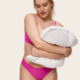Women's Cheeky High Cut Bikini 3 Pack Warm Beige (3pack)