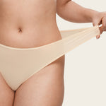 Women's Cheeky High Cut Bikini 3 Pack White (3pack)