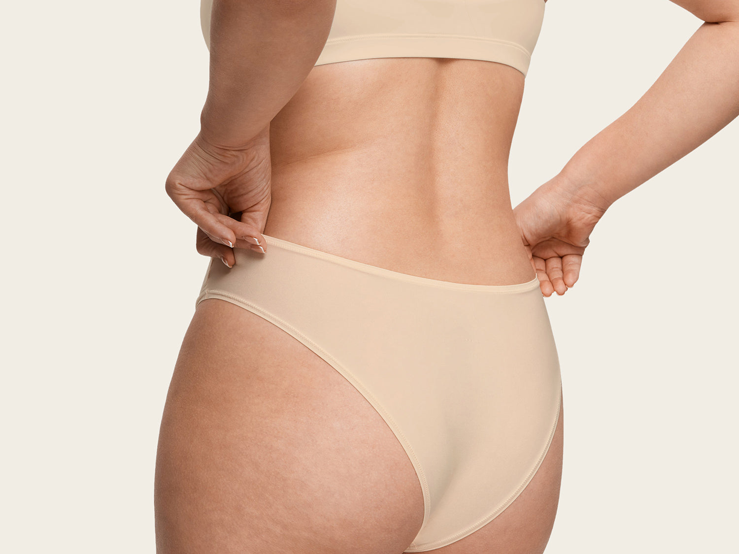 Women's Cheeky High Cut Bikini 3 Pack White (3pack)