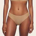 Women's Cheeky High Cut Bikini 3 Pack Parchment (3pack)