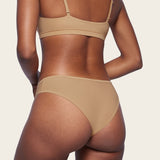 Women's Cheeky High Cut Bikini 3 Pack Parchment (3pack)