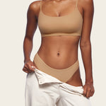 Women's Cheeky High Cut Bikini 3 Pack Parchment (3pack)