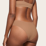 Women's Cheeky High Cut Bikini 3 Pack Beige (3pack)