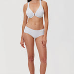 Women's Plunge Racerback Front Closure Bra French Gray