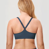 Women's Plunge Racerback Front Closure Bra Magenta Purple