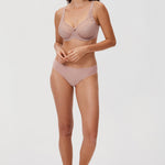 Women's Beauty Lace Bra Beige