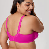 Women's Beauty Lace Bra Dark Red