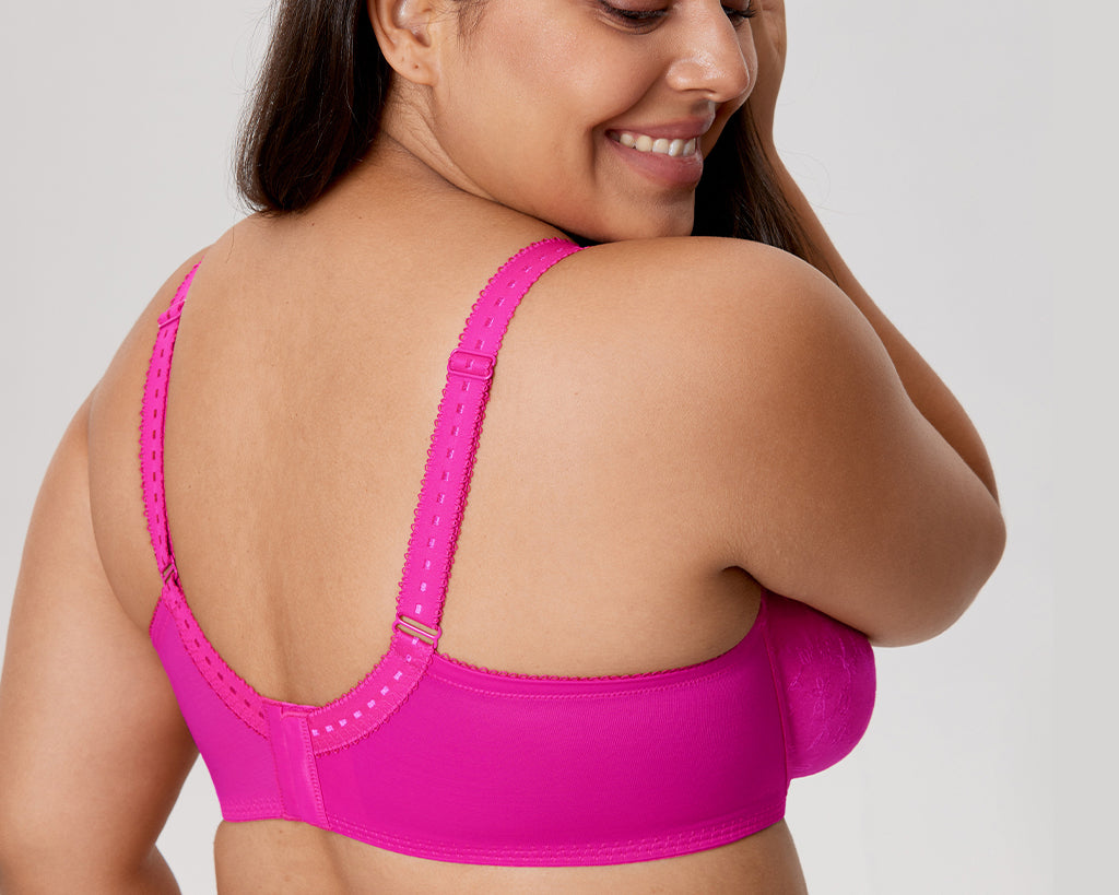 Women's Beauty Lace Bra Dark Red