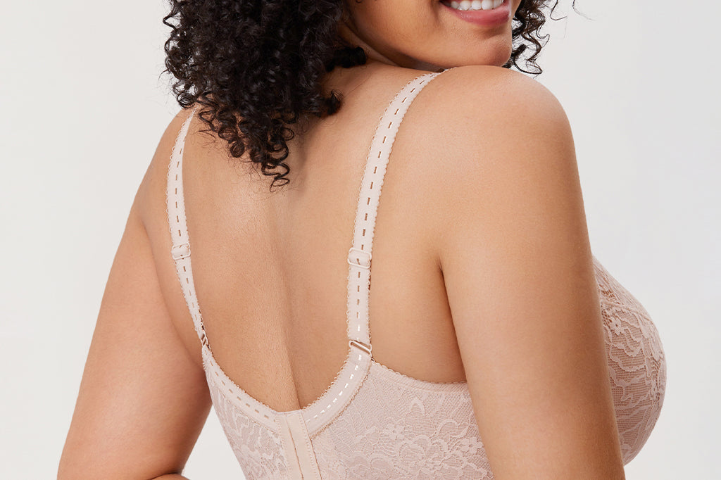 Women's Sheer Lace Unlined Bra Beige