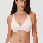 Women's Underwire Minimizer Bra Beige
