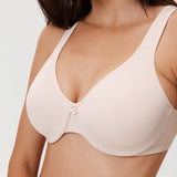 Women's Underwire Minimizer Bra Beige