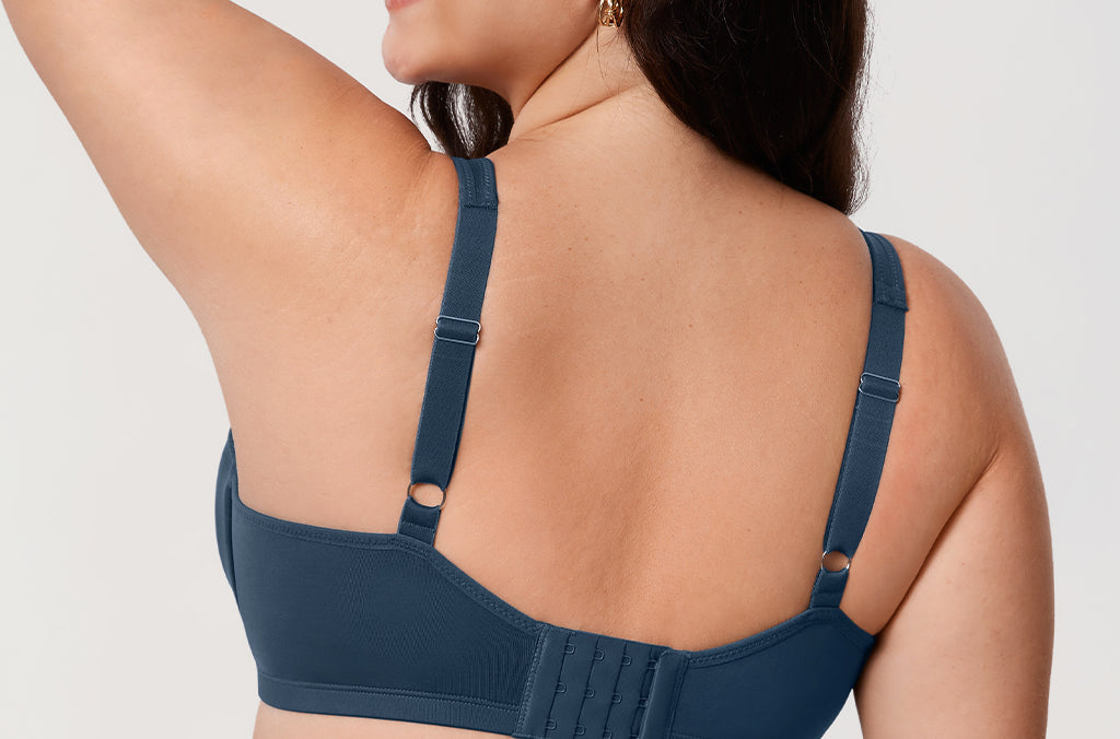 Women's Underwire Minimizer Bra Brown Violet