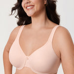 Women's Underwire Minimizer Bra Lipstick Red