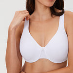Women's Underwire Minimizer Bra Lipstick Red