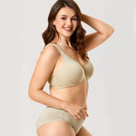 Women's Soft Minimizer Bra Oatmeal Heather