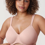 Women's Smooth Minimizer Underwire Bra Beige