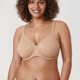 Women's Smooth Minimizer Underwire Bra Beige